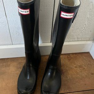 BLACK HUNTER RAIN BOOTS